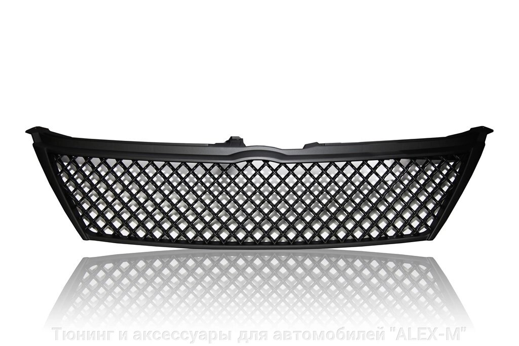 Решётка радиатора без эмблемы чёрная в стиле Bentley для Toyota Camry V50 2011- от компании Тюнинг и аксессуары для автомобилей "ALEX-M" - фото 1