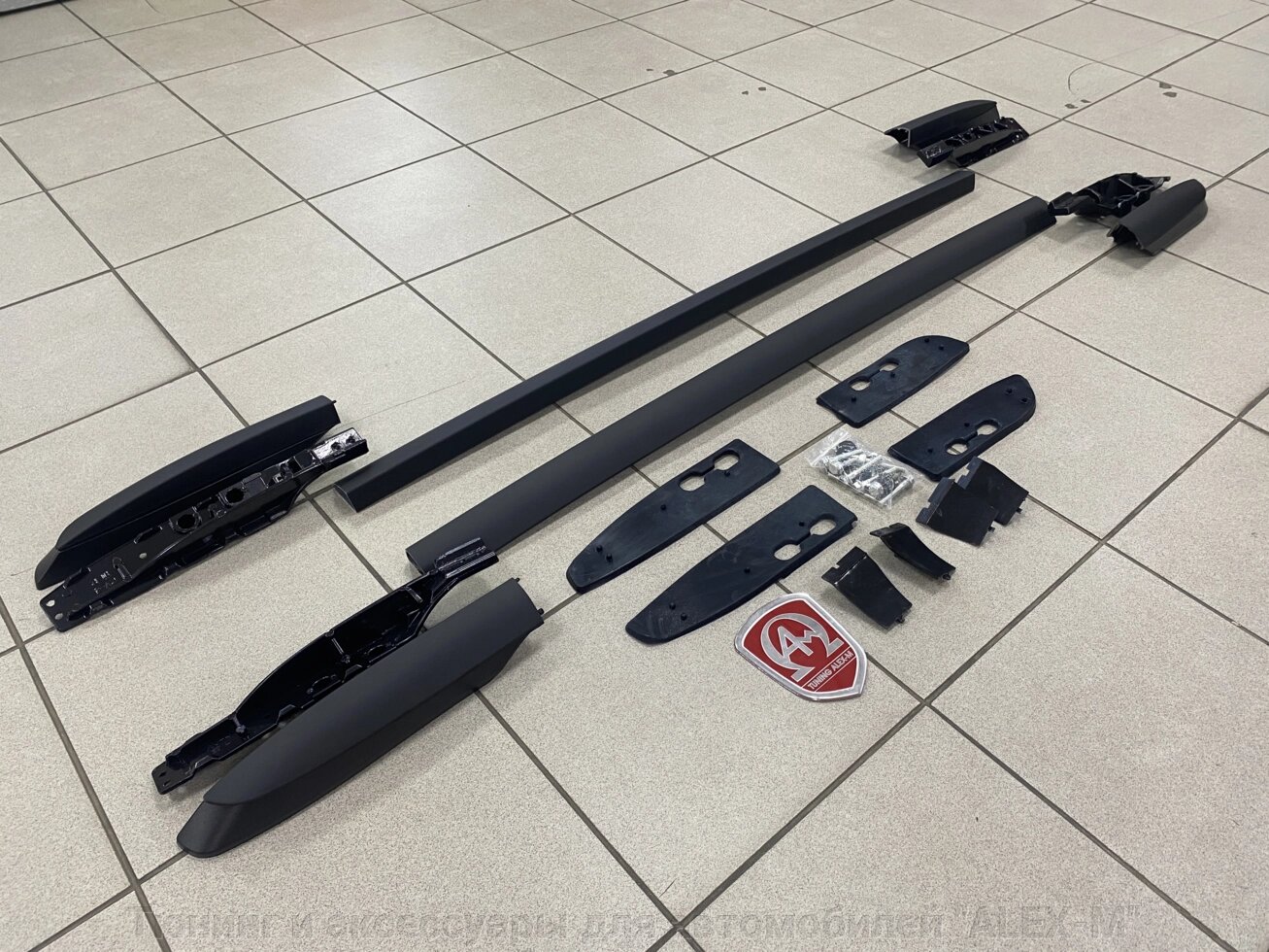 Рейлинги на крышу чёрные продольные штатный дизайн (Китай) для Toyota ...