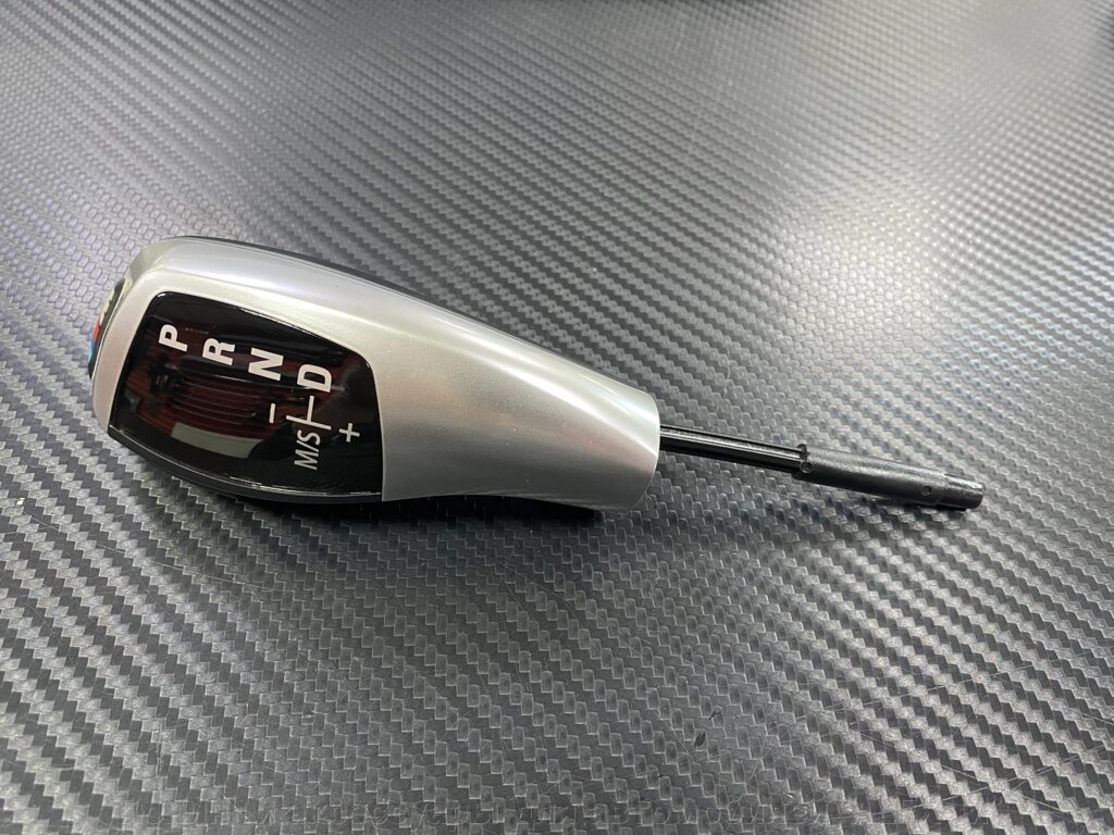 Ручка АКПП серебро М-стиль для BMW E36 рестайлинг от компании Тюнинг и аксессуары для автомобилей "ALEX-M" - фото 1