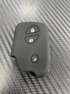 Силиконовый чехол чёрный для ключа Lexus