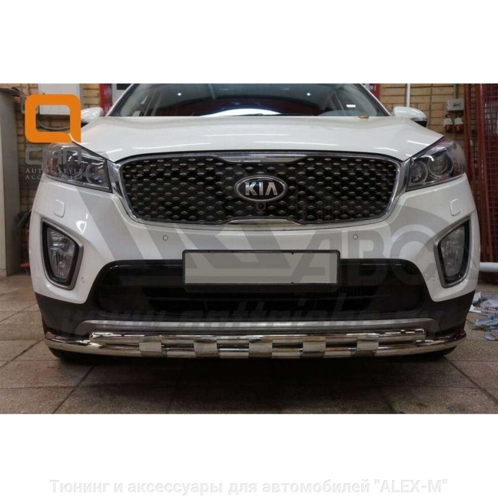 Кенгурятники (защитные дуги) для автомобилей KIA Sorento купить. Цены  интернет-магазинов в Улан-Удэ. Продажа с доставкой