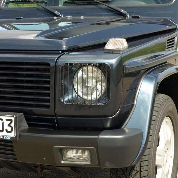 Защита передних фар чёрная для Mercedes G463 от компании Тюнинг и аксессуары для автомобилей "ALEX-M" - фото 1