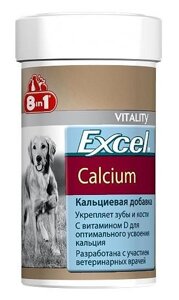 Витамины 8в1 Excel Calcium собакам 470 таб