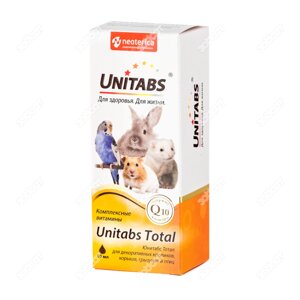 Юнитабс витамины для грызунов и птиц 10 мл.