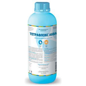 Тетрафлокс Аква 1л ( Тилмикозин+Левофлоксацин+Триметоприм+Колистин) антибиотик для птиц и животных