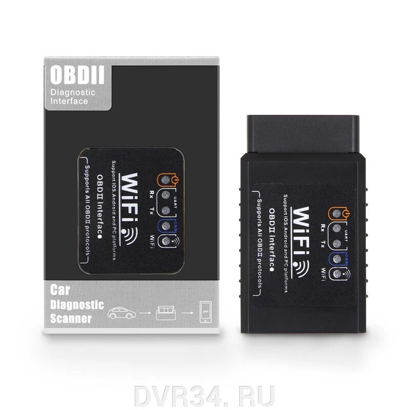 Диагностический адаптер OBD2 ELM 327 V1.5 WiFi ##от компании## DVR34. RU - ##фото## 1