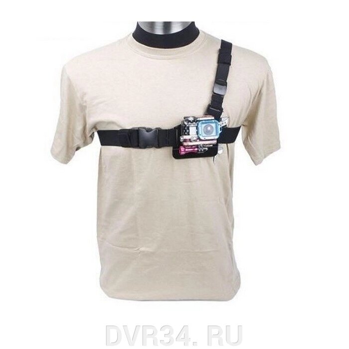 Крепление экшн камеры GoPro на грудь ##от компании## DVR34. RU - ##фото## 1