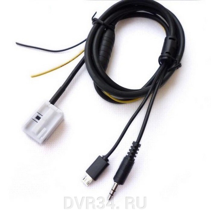 AUX кабель для Mercedes с зарядкой Micro USB - фото