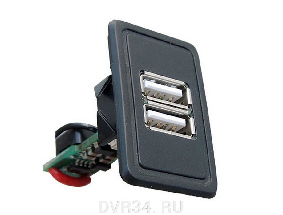 USB зарядное устройство для LADA 21083 и 21093 ##от компании## DVR34. RU - ##фото## 1