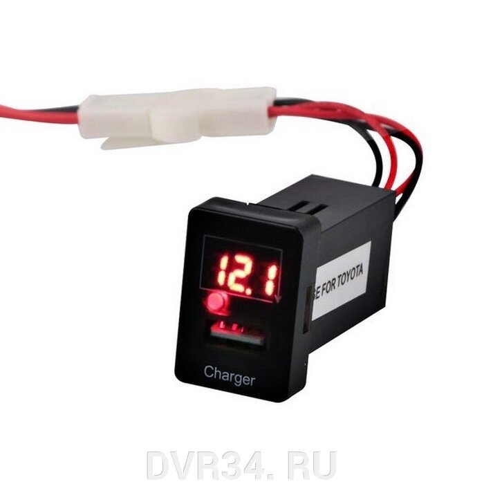 USB зарядное устройство для Toyota от компании DVR34. RU - фото 1
