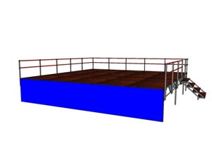 Подиум разборный 6х6 метров