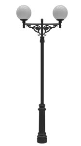 Фонарь с элементами чугунного литья "Дмитриевский - 2" от 3 метров высотой