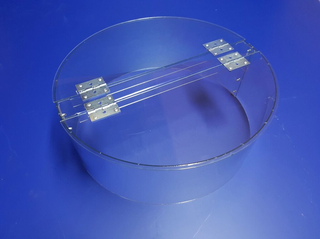 Круглая витрина из прозрачного пластика для мармелада. от компании Изделия из оргстекла Plexiglas, акрила, Пэт, ПВХ. POS материалы. - фото 1