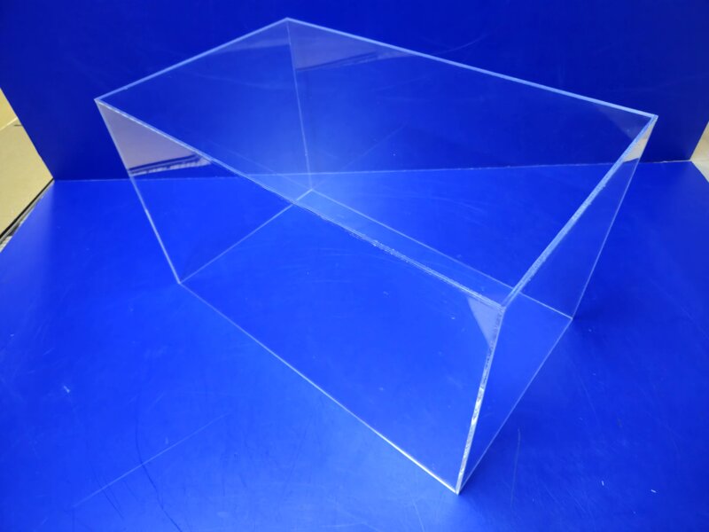 Прозрачный акриловый бокс для макета. акрил 4 мм 45 х 30 х 30 см дшв ...