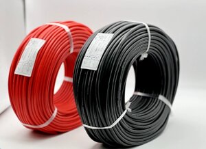 Провод силиконовый 8AWG черный+красный