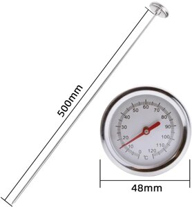 Термометр для компоста, почвы. Щуп 50 см