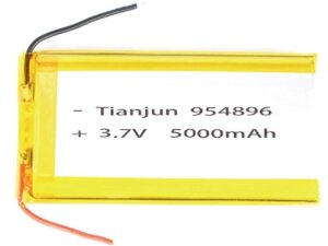 Аккумулятор Li-Po 3.7v 5000mah модель 954896