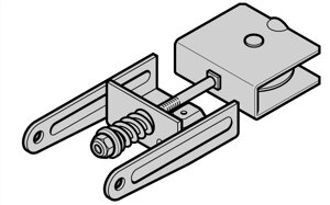 Блок натяжения направляющие шины FS 60, FS 6 приводов SupraMatic H/HT секционных ворот Hormann, 438701