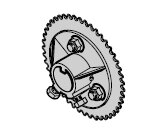 Цепное колесо Hörmann, для двойного пружинного вала, 3044739 от компании Всем Ворота - фото 1