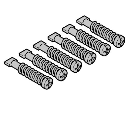 Пакет с крепежными винтами (быстроразъемное крепление) блока управления пром. приводов секционных ворот Hormann, 635441 от компании Всем Ворота - фото 1