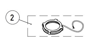 Узел оптических датчиков шлагбаума ASB-6, ASB. 6.02-R-K (ASB. 6.02-L-K)