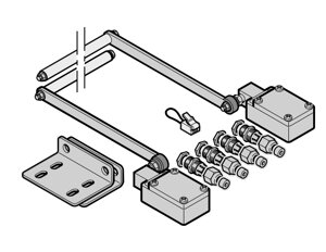 Комплект 2 для выключателя устройства, для ворот DPU и для 67-х  пром. секционных ворот Hormann, с 01.08.2010 – 637687