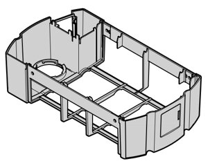 Нижняя часть корпуса привода с крышкой штекера для SupraMatic (серия 3), 436713