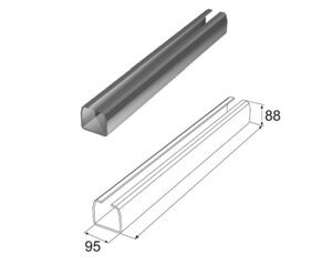 Балка прокатная 95х88х5 L=9м DoorHan для откатных ворот, DHS95/M9