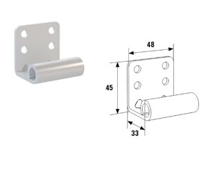 Опора для установки на ворота DoorHan серии RSD01LUX, SPL41/RAL9003