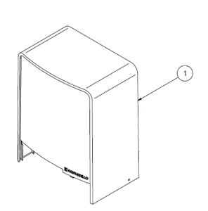 Крышка верхняя привода FT424KIT, FT500KIT Comunello, FT. 4001