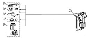 Механизм шлагбаума ASB-6R (L) в сборе, ASB. 6.01-R-K (ASB. 6.01-L-K)