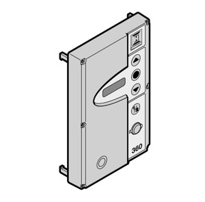 Крышка блока управления 360 с пленкой и платой клавиатуры промышленных приводов для секционных ворот Hormann, 637752