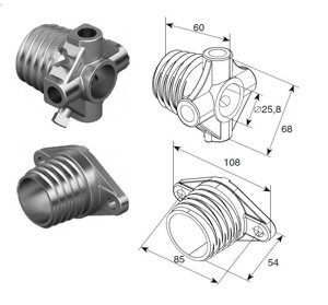 Окончание пружин DoorHan М 45, DH1001