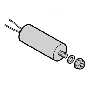 Конденсатор 30 мкФ для WA 400 WS / ITO 400 WS промышленных приводов WA 400 для секционных ворот Hormann, 638191