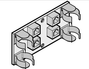 Плата корпуса батареек блока беспроводного подключения (полотно ворот) для промышленных секционных ворот Hormann, 639569