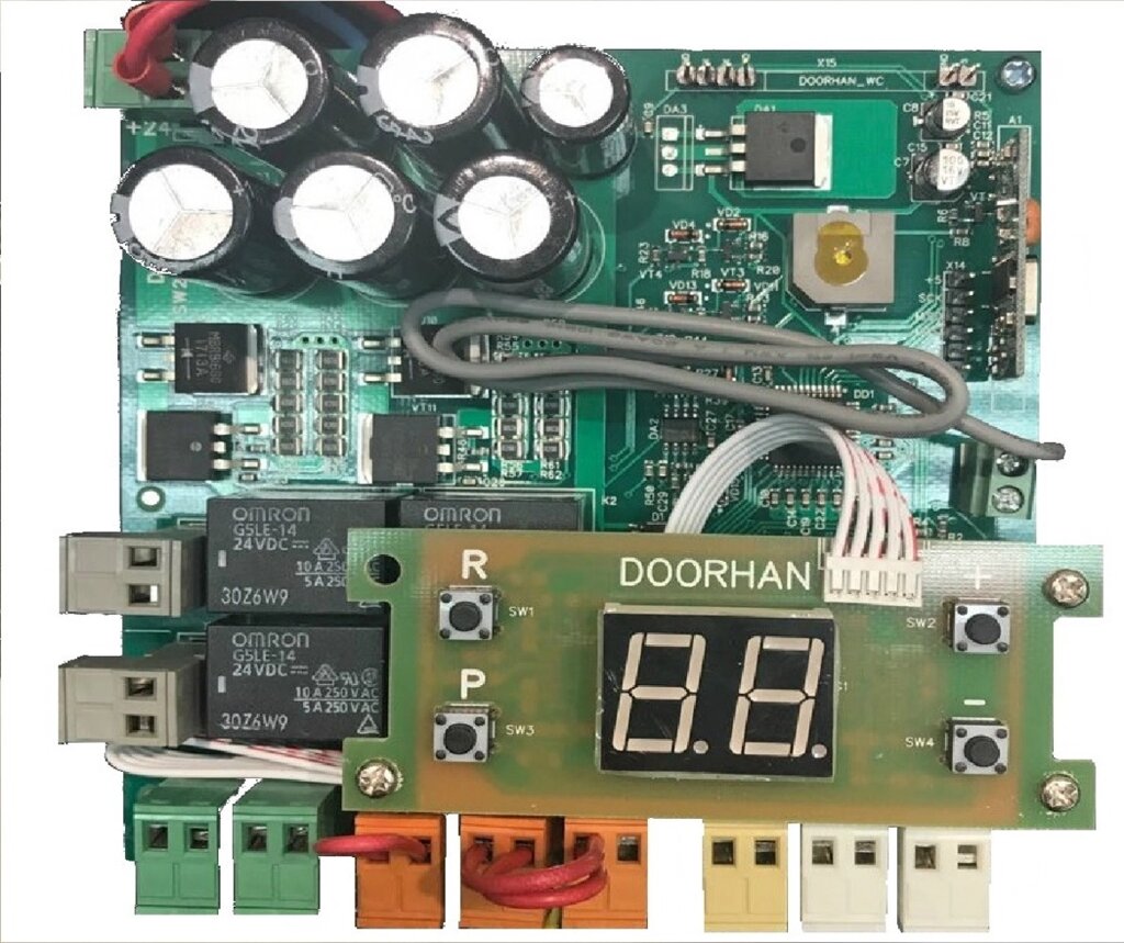 Плата управления DoorHan PCB_SW_24/V. 1.0-A с дисплеем, PCB_SW_24-A от компании Всем Ворота - фото 1