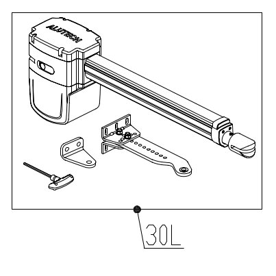Привод для распашных ворот SC-3000SL ( SC-3000L), SC-3000SL от компании Всем Ворота - фото 1