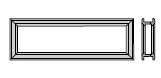 Рама типа D Hormann, для двустенных секций ворот 42 / 20 мм, 3065218