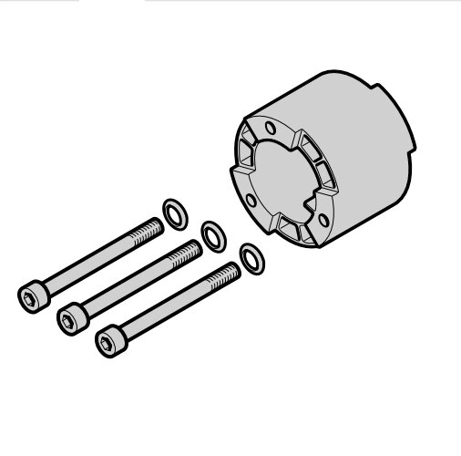 Распорная деталь для кулачковой втулки для промышленного привода WA 300 S4 для секционных ворот Hormann, 637689 от компании Всем Ворота - фото 1
