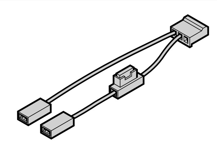 Соединительный кабель для аккумулятора противопожарной защиты промышленных секционных ворот Hormann, 635003 от компании Всем Ворота - фото 1