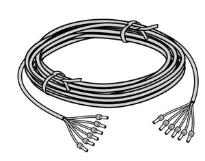 Соединительный кабель DTH для пром. приводов WA300S4 для секционных ворот Hormann (635487-635495, 635483-635485), 635487