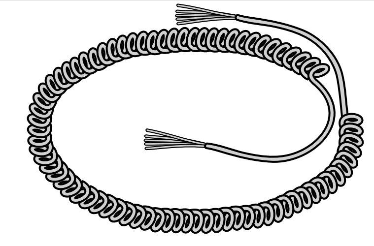Спиральный провод, 5-жильный для промышленных секционных ворот Hormann, 4514022 от компании Всем Ворота - фото 1