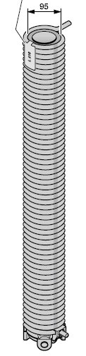 Торсионная пружина Hörmann, 95 мм с натяжным конусом, 3090552 от компании Всем Ворота - фото 1