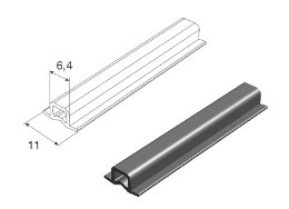 Вставка уплотнительная DoorHan, UP2 от компании Всем Ворота - фото 1