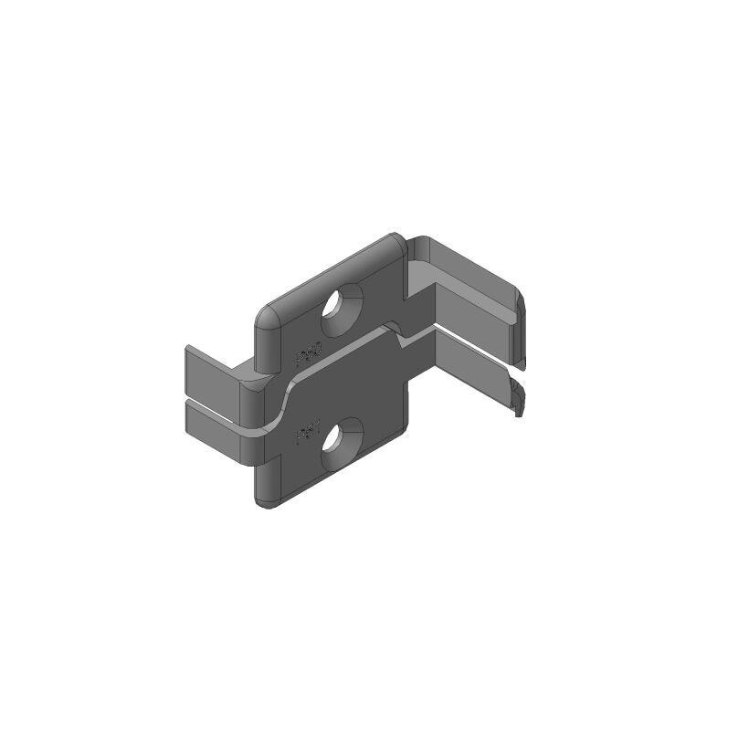 Заглушки DoorHan алюминиевых Ц-профилей для проема калитки (правая или левая сторона), P50 от компании Всем Ворота - фото 1