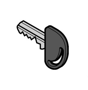 Запасной ключ для миниатюрного выключателя блока управления промышленных приводов секционных ворот Hormann, 638496