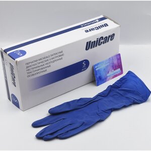 UniCare особопрочные латексные перчатки р. S /25 пар