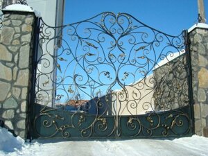 Кованые ворота ВК-19 "Кардинал"