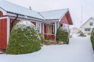 Одноэтажный финский каркасный дом Лудвика под ключ
