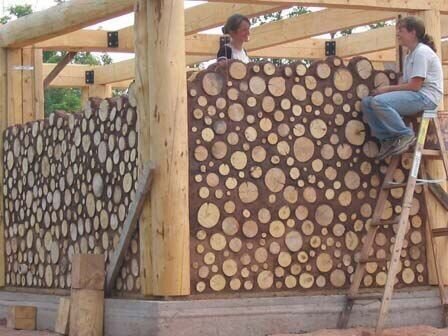 Глиночурка - Cordwood Cabin on British Columbia Island panorama92.ru